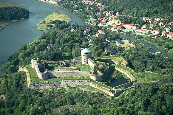 Den äldsta delen av Konghäll, innanför Båhus fästning